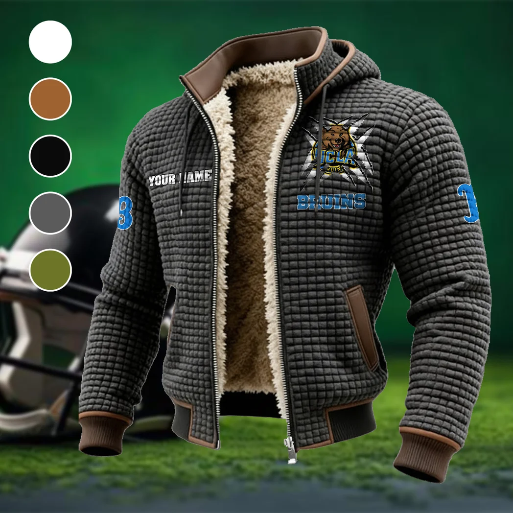 Westwood Icons Fleece-Lined Hooded Jacket, Breathable Warmth Sport Jacket HVN1454UC - Grey