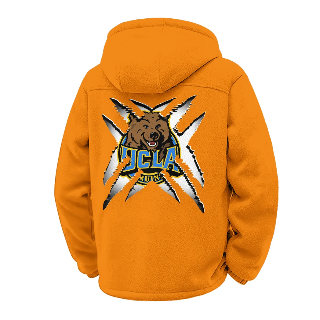 Westwood Icons Winter Fleece Jacket, Premium Fleece Barrier HVN1454UC - Orange - Image 3