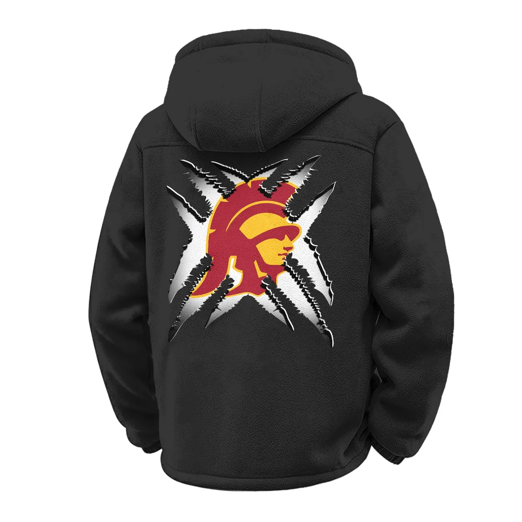 The Trojan Power Winter Fleece Jacket, Arctic Expedition Fleece HVN1454US - Black - Image 3