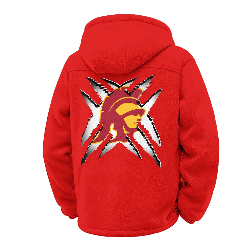 The Trojan Power Winter Fleece Jacket, Arctic Expedition Fleece HVN1454US - red - Image 3