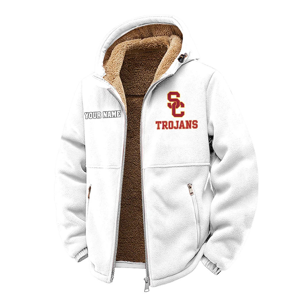 The Trojan Power Winter Fleece Jacket, Arctic Expedition Fleece HVN1454US - White - Image 2