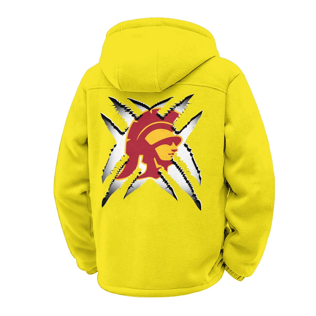 The Trojan Power Winter Fleece Jacket, Arctic Expedition Fleece HVN1454US - Yellow - Image 3