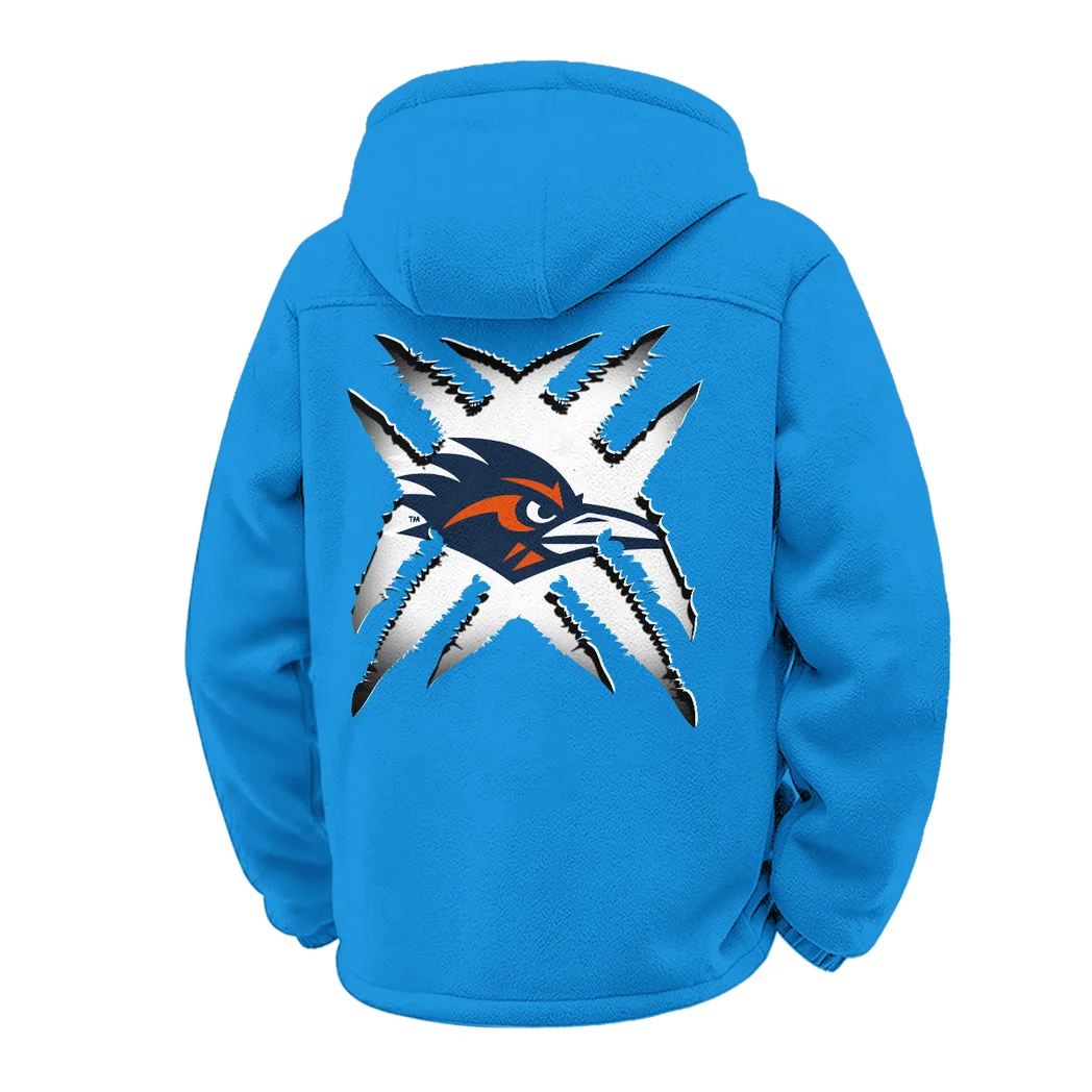 The Roadrunner Pride Winter Fleece Jacket, High-Density Comfort Fleece HVN1454UT - cyan - Image 3