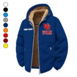 The Ute Ambush Winter Fleece Jacket, Warm Core Loft Fleece HVN1454UU - Navy