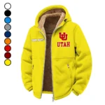 The Ute Ambush Winter Fleece Jacket, Warm Core Loft Fleece HVN1454UU - Yellow