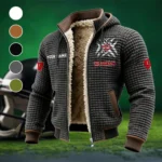 The Badger Spirit Fleece-Lined Hooded Jacket, Warmth-Lock Fleece-Lined Zip HVN1454WB - Grey