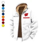 The Badger Spirit Winter Fleece Jacket, Thermal Winter Fleece HVN1454WB - White
