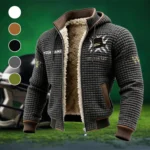 The Deacon Power Fleece-Lined Hooded Jacket, Endurance Sport Thermal Hoody HVN1454WF - Grey