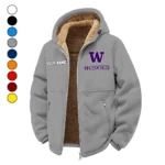 The Huskies Winter Fleece Jacket, Arctic Expedition Fleece HVN1454WH - Grey
