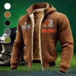 Furry Army Fleece-Lined Hooded Jacket, Alpine Ascent Hooded Jacket HVN1457CL - brown