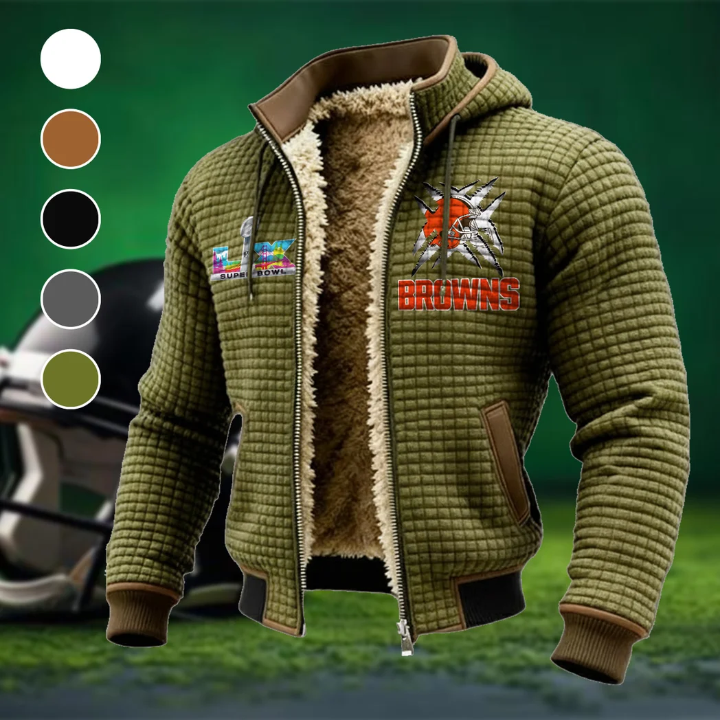 Furry Army Fleece-Lined Hooded Jacket, Alpine Ascent Hooded Jacket HVN1457CL - Green