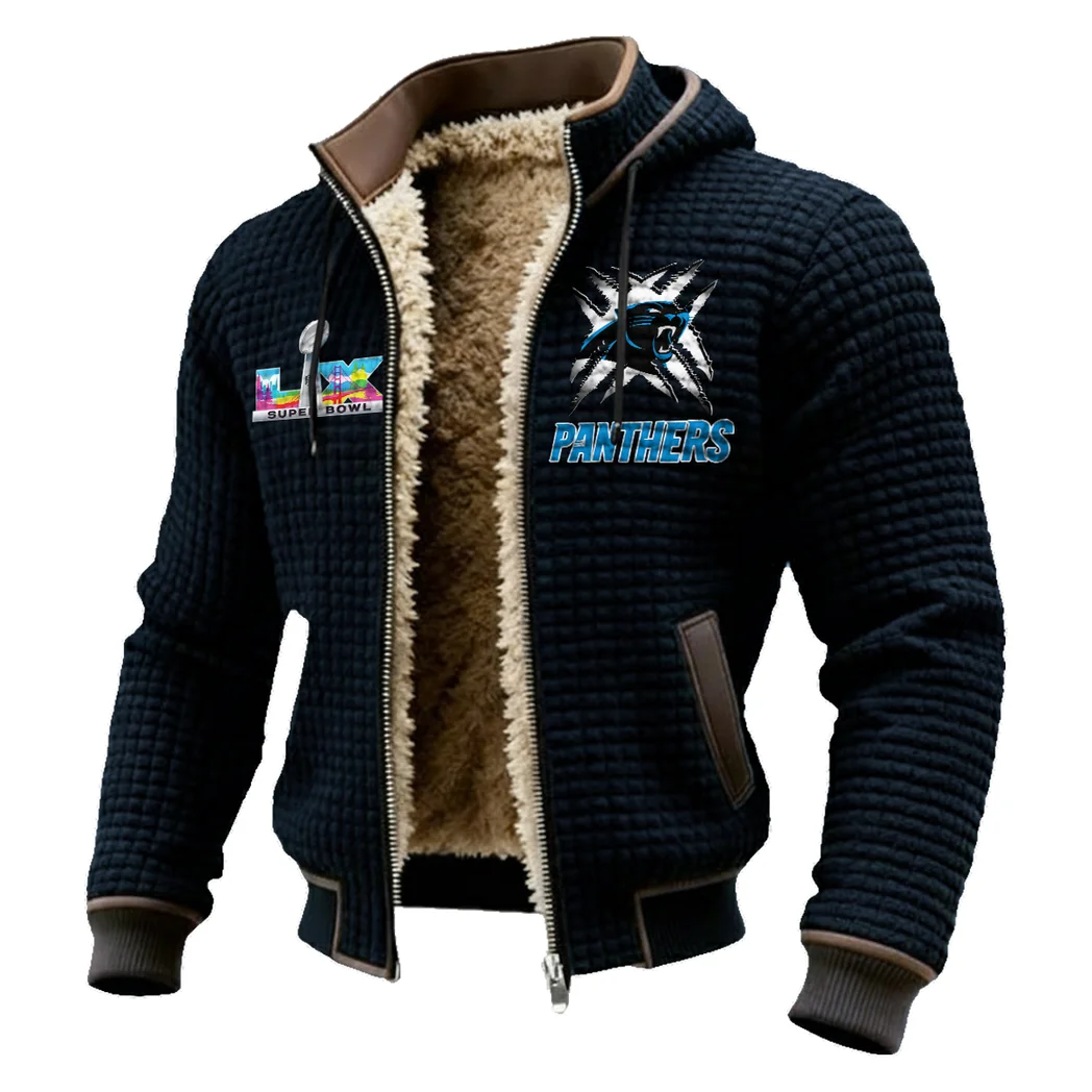 Match Day Prowlers Fleece-Lined Hooded Jacket, Cross-Training Winter Layer HVN1457CP - Black - Image 2