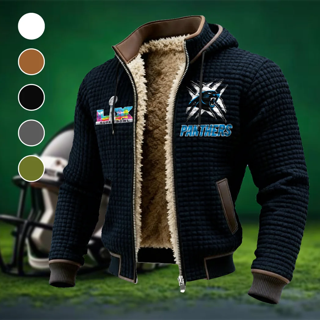 Match Day Prowlers Fleece-Lined Hooded Jacket, Cross-Training Winter Layer HVN1457CP - Black