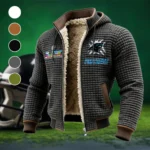 Match Day Prowlers Fleece-Lined Hooded Jacket, Cross-Training Winter Layer HVN1457CP - Grey