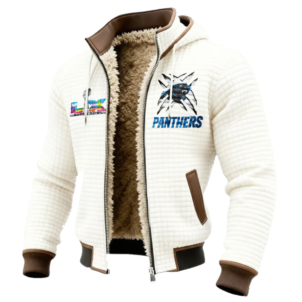 Match Day Prowlers Fleece-Lined Hooded Jacket, Cross-Training Winter Layer HVN1457CP - White - Image 2