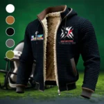 Game Day Squad Fleece-Lined Hooded Jacket, Wind-Blocker Insulated Hoody HVN1457HT - Black