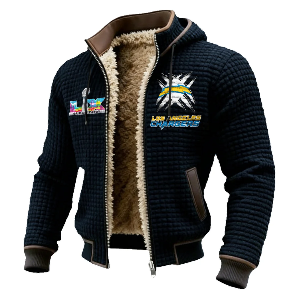 Electric Army Fleece-Lined Hooded Jacket, Sub-Zero Fleece-Lined Shield HVN1457LC - Black - Image 2
