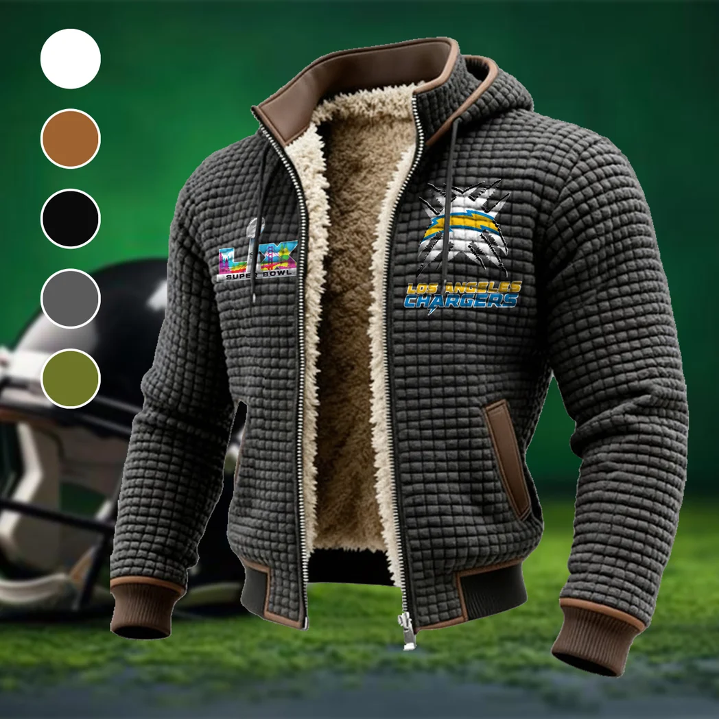 Electric Army Fleece-Lined Hooded Jacket, Sub-Zero Fleece-Lined Shield HVN1457LC - Grey