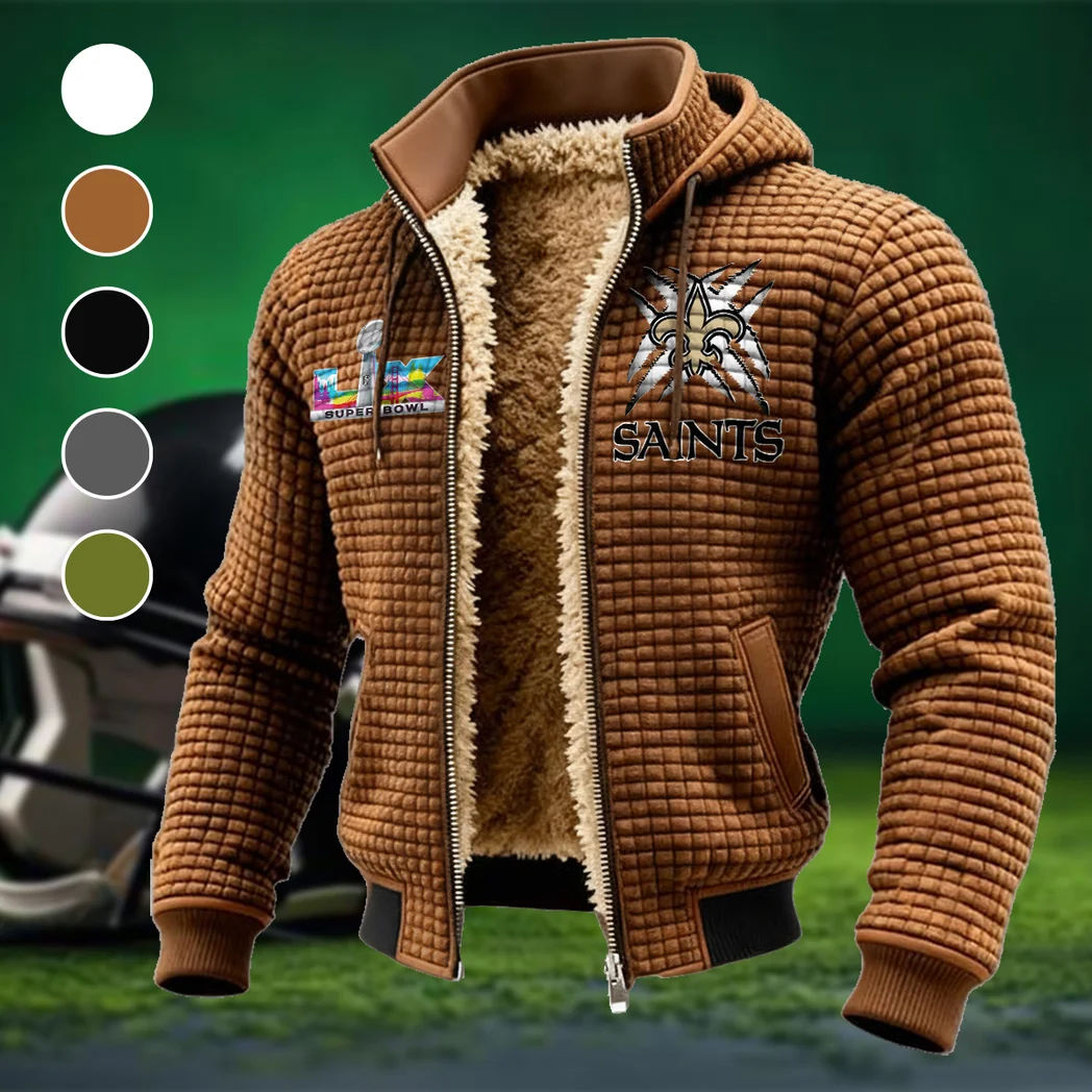 Midnight Talons Fleece-Lined Hooded Jacket, Brushed Interior Winter Jacket HVN1457NS - brown