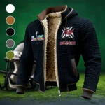 Pirate Squad Fleece-Lined Hooded Jacket, Soft-Touch Thermal Outerwear HVN1457TB - Black
