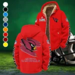 Winged Pride Winter Fleece Jacket, All-Mountain Sport Jacket HVN1458AC - Red