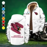 Winged Pride Winter Fleece Jacket, All-Mountain Sport Jacket HVN1458AC - White