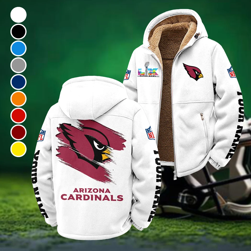 Winged Pride Winter Fleece Jacket, All-Mountain Sport Jacket HVN1458AC - White