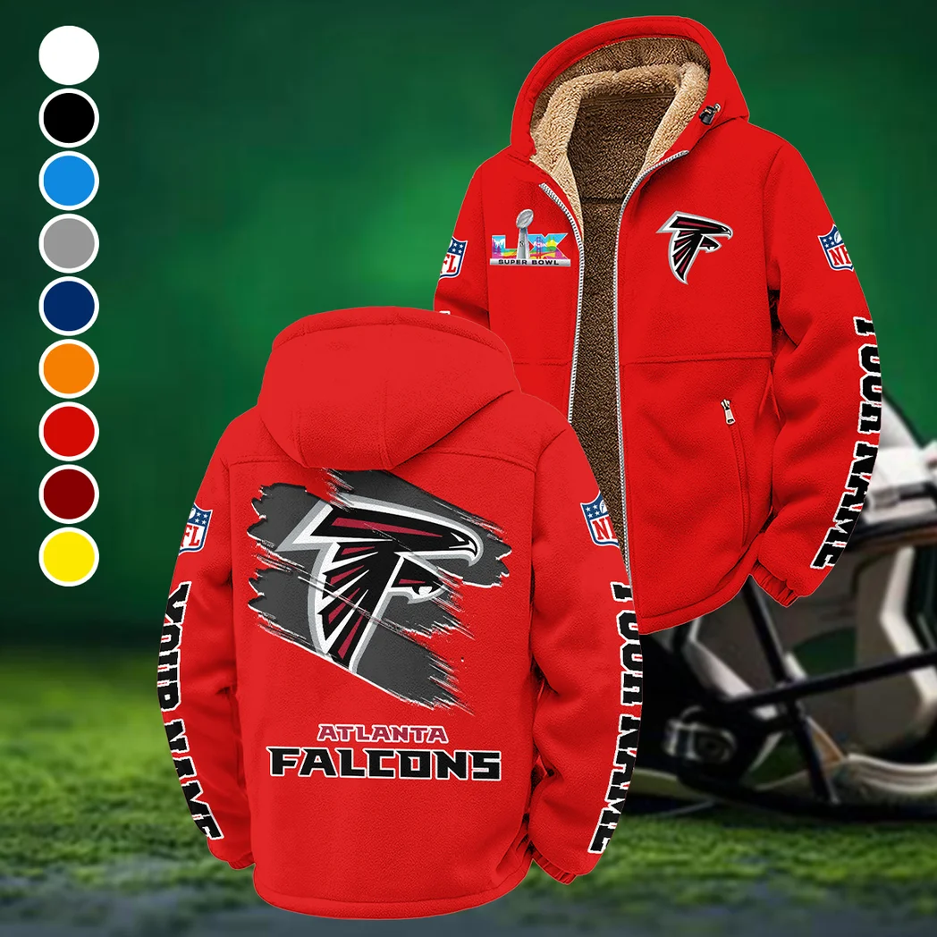 Red Crew Winter Fleece Jacket, Anti-Pill Thermal Fleece HVN1458AF - Red