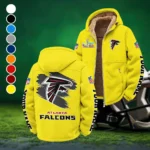 Red Crew Winter Fleece Jacket, Anti-Pill Thermal Fleece HVN1458AF - Yellow