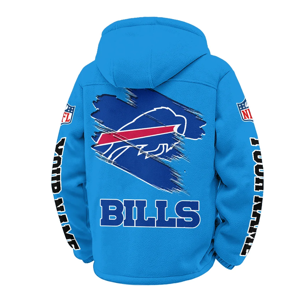 Buffalo Squad Winter Fleece Jacket, Arctic Expedition Fleece HVN1458BB - Cyan - Image 3