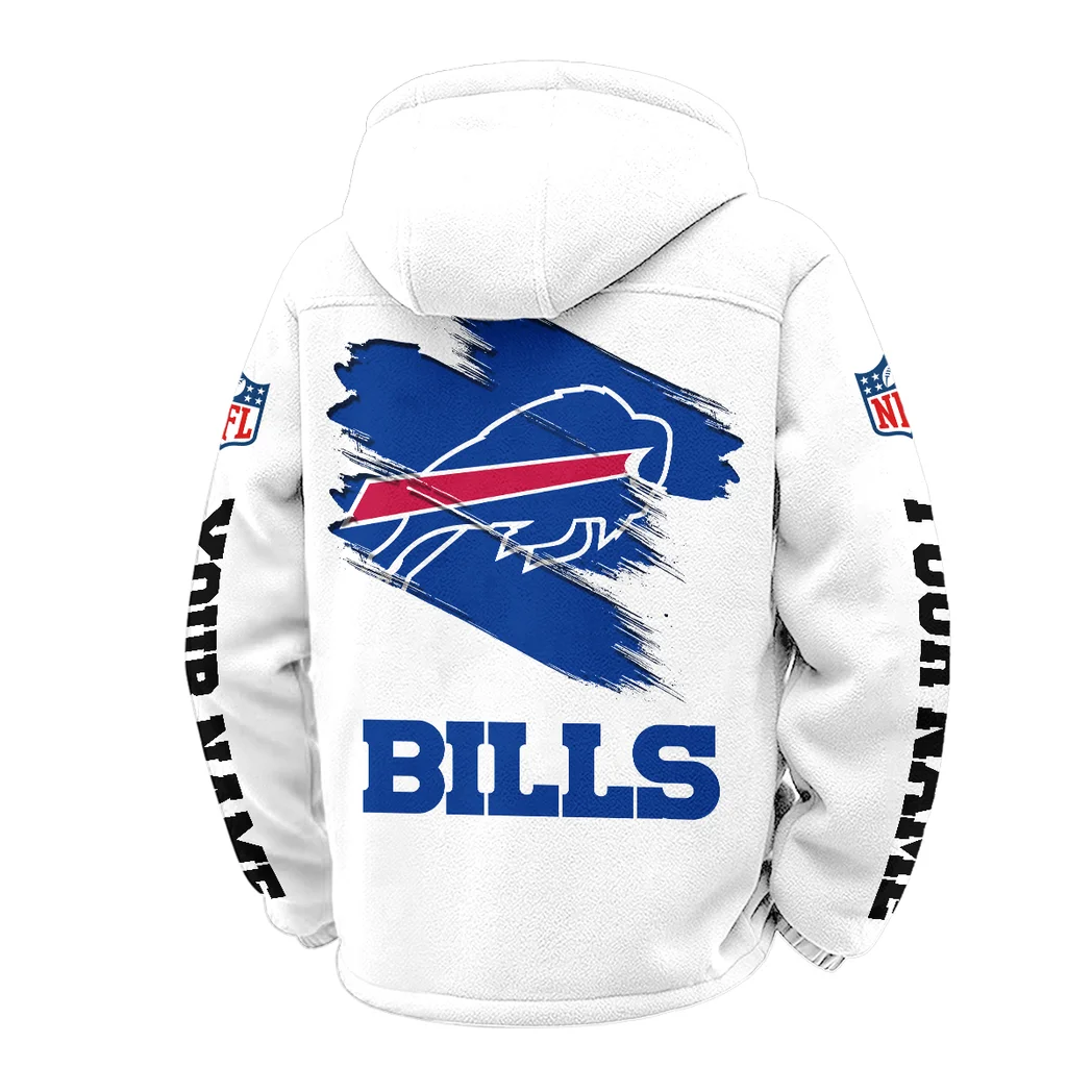 Buffalo Squad Winter Fleece Jacket, Arctic Expedition Fleece HVN1458BB - White - Image 3