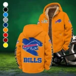 Buffalo Squad Winter Fleece Jacket, Arctic Expedition Fleece HVN1458BB - Orange