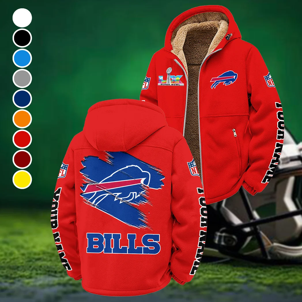 Buffalo Squad Winter Fleece Jacket, Arctic Expedition Fleece HVN1458BB - Red