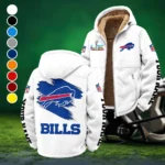 Buffalo Squad Winter Fleece Jacket, Arctic Expedition Fleece HVN1458BB - White