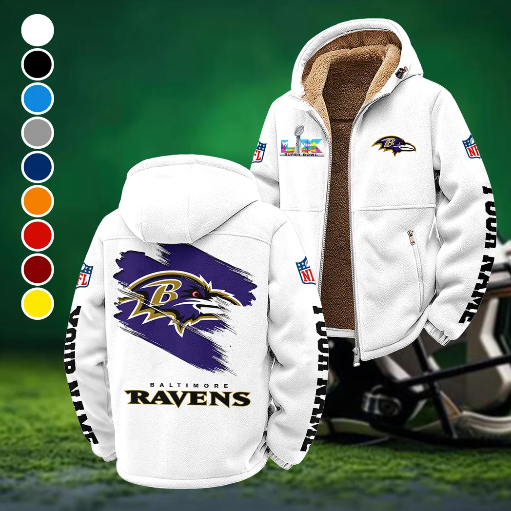 Football Purple Crew Winter Fleece Jacket, Arctic Expedition Fleece HVN1458BR - White