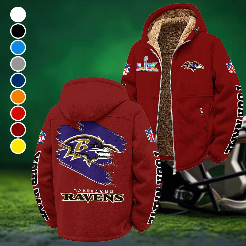 Football Purple Crew Winter Fleece Jacket, Arctic Expedition Fleece HVN1458BR - Wine