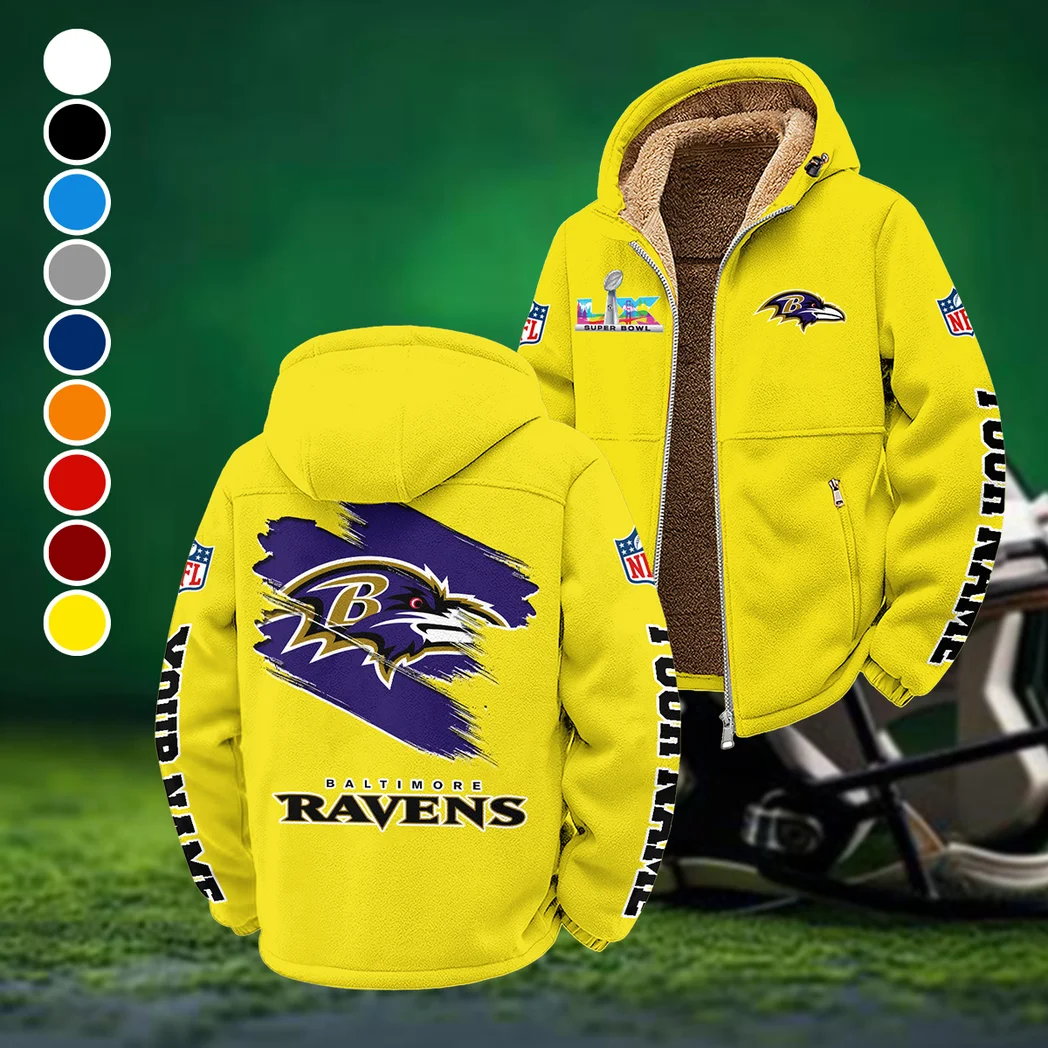 Football Purple Crew Winter Fleece Jacket, Arctic Expedition Fleece HVN1458BR - Yellow