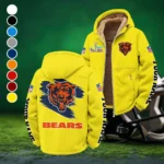 Navy Pride Winter Fleece Jacket, Breathable Winter Comfort HVN1458CB - Yellow