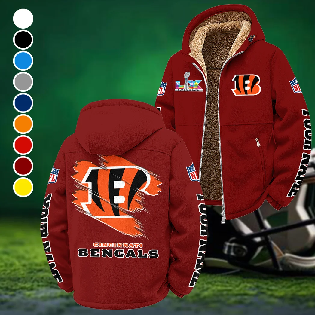 Football Tiger Crew Winter Fleece Jacket, Brushed Interior Winter Fleece HVN1458CI - Wine