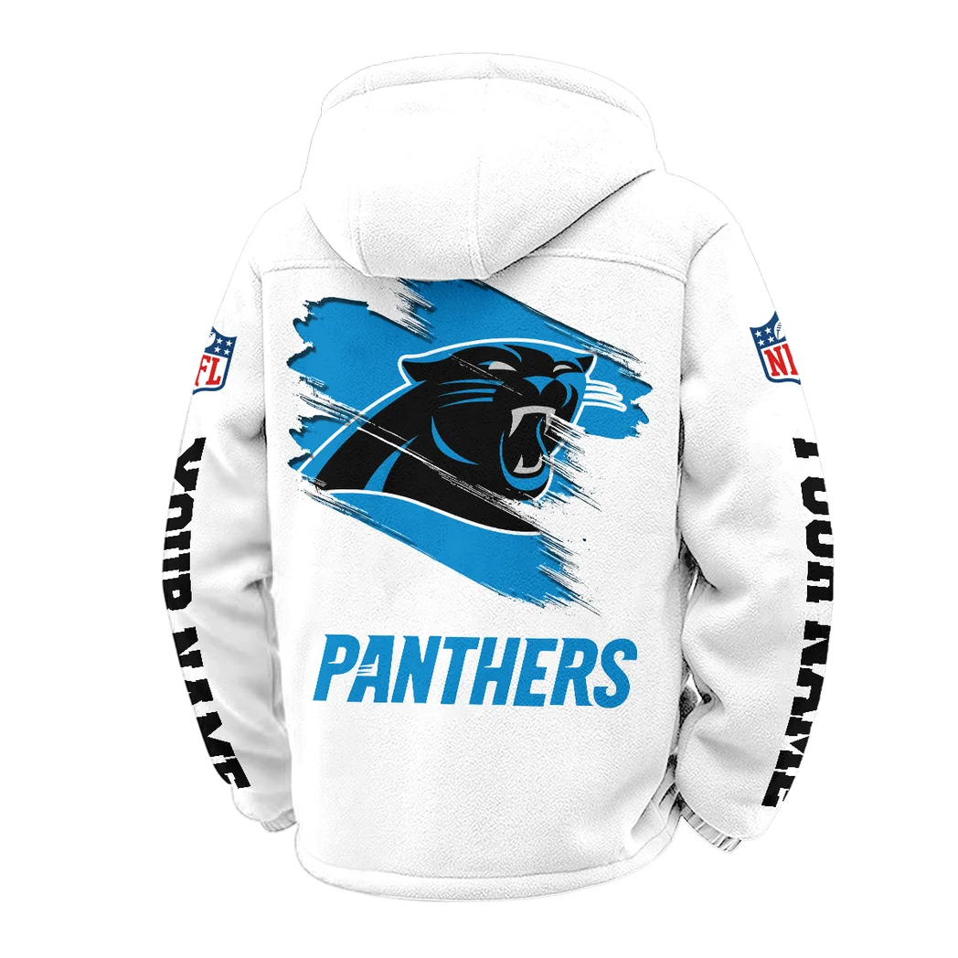 Game Day Stalkers Winter Fleece Jacket, Cross-Training Thermal Zip HVN1458CP - White - Image 3