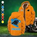 Game Day Stalkers Winter Fleece Jacket, Cross-Training Thermal Zip HVN1458CP - Orange