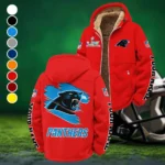 Game Day Stalkers Winter Fleece Jacket, Cross-Training Thermal Zip HVN1458CP - Red