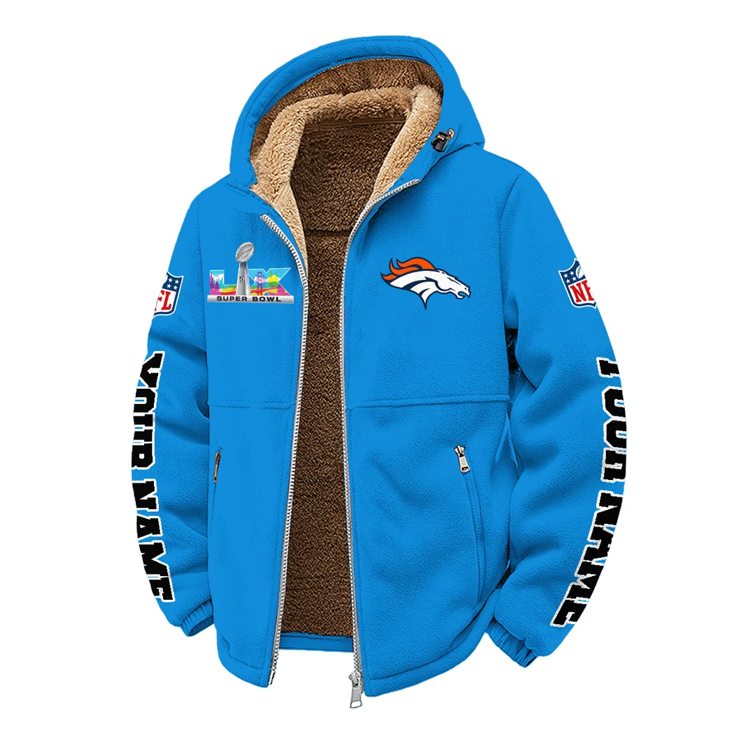 Victory Spurs Winter Fleece Jacket, Deep Winter Comfort Fleece HVN1458DB - Cyan - Image 2