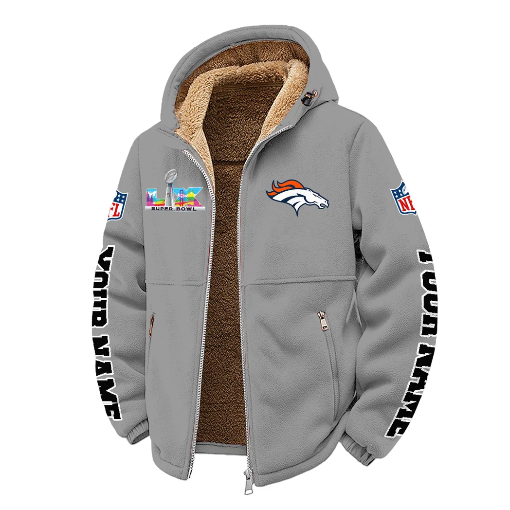 Victory Spurs Winter Fleece Jacket, Deep Winter Comfort Fleece HVN1458DB - Grey - Image 2