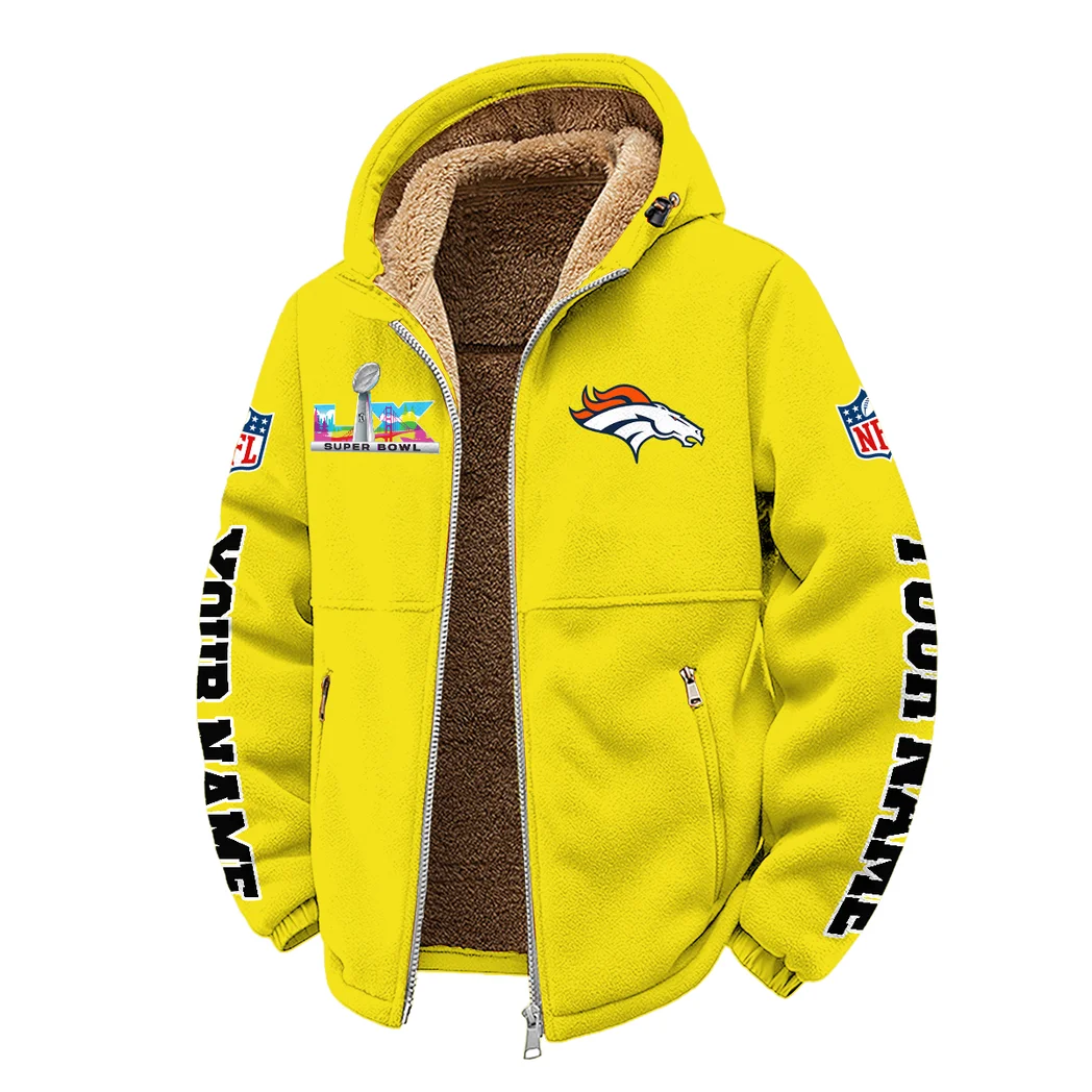 Victory Spurs Winter Fleece Jacket, Deep Winter Comfort Fleece HVN1458DB - Yellow - Image 2