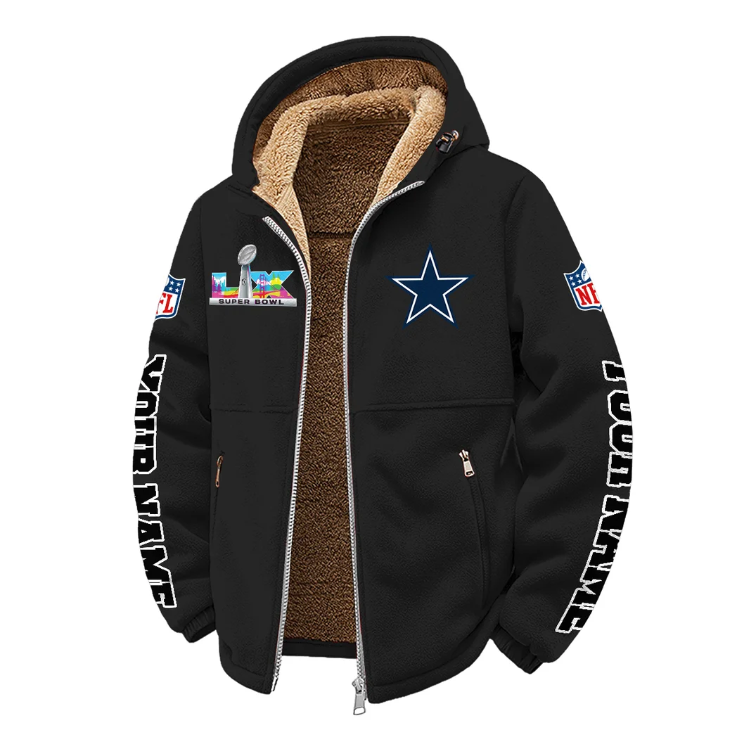 Blue Pride Winter Fleece Jacket, Dynamic Winter Training Top HVN1458DC - Black - Image 2