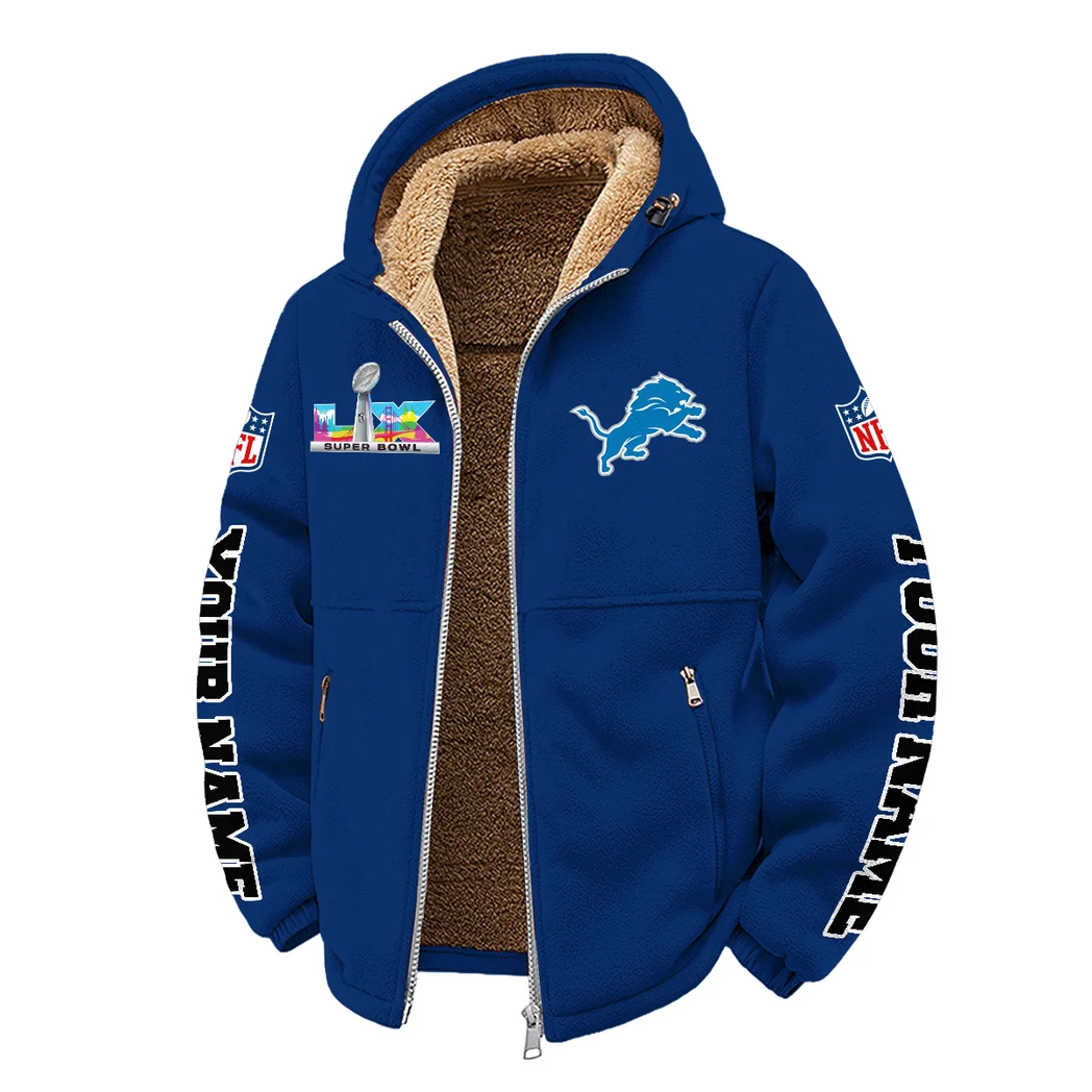 Feline Army Winter Fleece Jacket, Essential Winter Warmth HVN1458DL - Navy - Image 2
