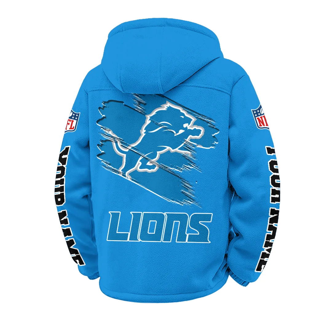 Feline Army Winter Fleece Jacket, Essential Winter Warmth HVN1458DL - Cyan - Image 3