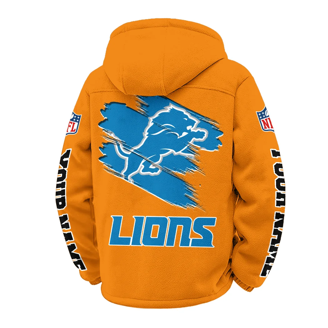 Feline Army Winter Fleece Jacket, Essential Winter Warmth HVN1458DL - Orange - Image 3