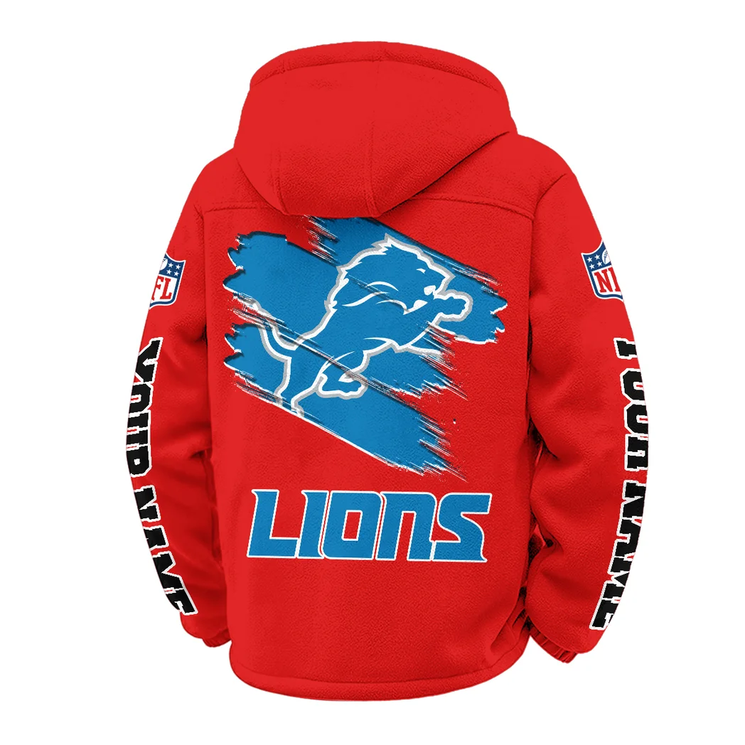 Feline Army Winter Fleece Jacket, Essential Winter Warmth HVN1458DL - Red - Image 3